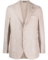 Мужской розовый шерстяной пиджак от BRERAS MILANO