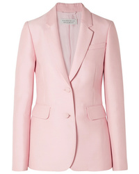 Женский розовый шерстяной пиджак от Gabriela Hearst