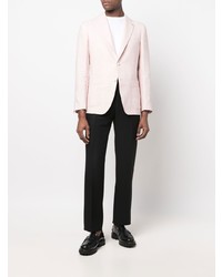 Мужской розовый шерстяной пиджак от Tagliatore