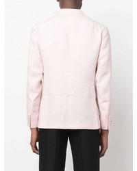 Мужской розовый шерстяной пиджак от Tagliatore