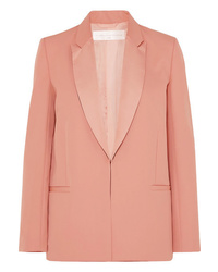 Женский розовый шерстяной пиджак от Victoria Victoria Beckham