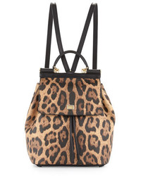 Рюкзак с леопардовым принтом