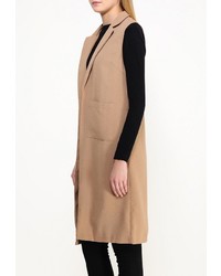 Женская светло-коричневая безрукавка от Glamorous