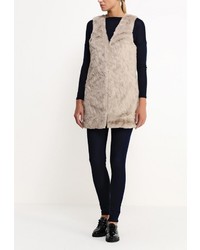 Женская светло-коричневая безрукавка от Vila