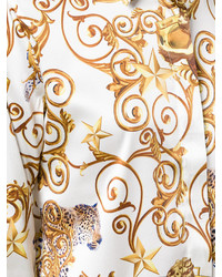 Светло-коричневая блузка от Philipp Plein