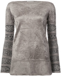 Светло-коричневая блузка от D-Exterior