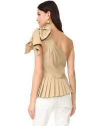 Светло-коричневая блузка от Sea