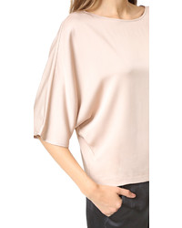 Светло-коричневая блузка от Zero Maria Cornejo