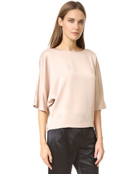 Светло-коричневая блузка от Zero Maria Cornejo