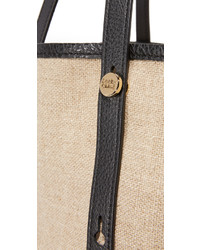 Светло-коричневая большая сумка из плотной ткани от See by Chloe