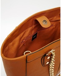 Светло-коричневая большая сумка от Asos