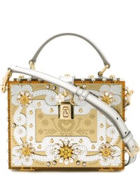 Светло-коричневая большая сумка от Dolce & Gabbana