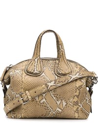 Светло-коричневая большая сумка от Givenchy