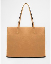 Светло-коричневая большая сумка от Oasis