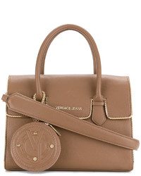 Светло-коричневая большая сумка от Versace