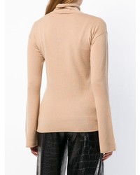 Женская светло-коричневая водолазка от Theory