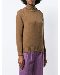 Женская светло-коричневая водолазка от Masscob