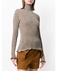 Женская светло-коричневая водолазка от Chloé