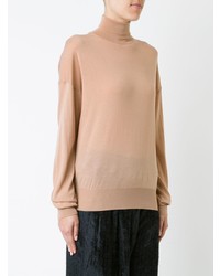 Женская светло-коричневая водолазка от MS MIN