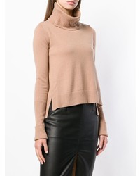 Женская светло-коричневая водолазка от Twin-Set