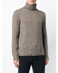 Мужская светло-коричневая водолазка от Lardini