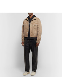 Мужская светло-коричневая джинсовая куртка от Helmut Lang