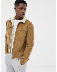 Мужская светло-коричневая джинсовая куртка от Le Breve