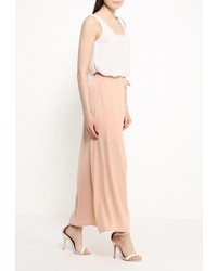 Светло-коричневая длинная юбка от Vila