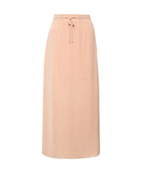 Светло-коричневая длинная юбка от Vila