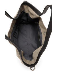 Светло-коричневая замшевая большая сумка от Monserat De Lucca