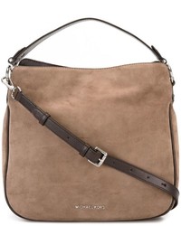Светло-коричневая замшевая большая сумка от MICHAEL Michael Kors