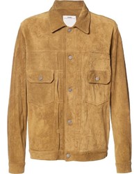 Мужская светло-коричневая замшевая куртка от VISVIM