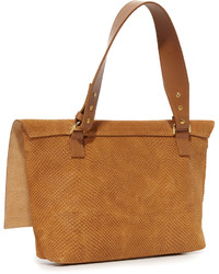Светло-коричневая замшевая сумка через плечо от Danielle Foster