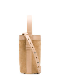 Светло-коричневая замшевая сумка через плечо от Nico Giani
