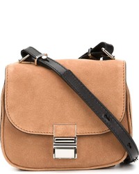 Светло-коричневая замшевая сумка через плечо от Proenza Schouler