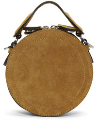 Женская светло-коричневая замшевая сумка от Carven