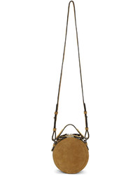 Женская светло-коричневая замшевая сумка от Carven