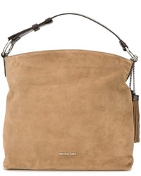 Женская светло-коричневая замшевая сумка от MICHAEL Michael Kors