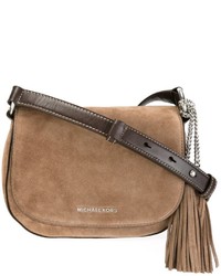 Женская светло-коричневая замшевая сумка от MICHAEL Michael Kors