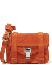 Женская светло-коричневая замшевая сумка от Proenza Schouler