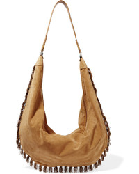 Женская светло-коричневая замшевая сумка от The Row