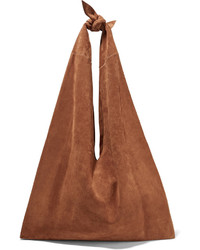Женская светло-коричневая замшевая сумка от The Row