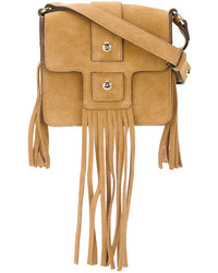 Женская светло-коричневая замшевая сумка от Tila March