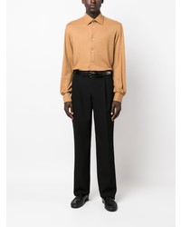Мужская светло-коричневая классическая рубашка от Giuliva Heritage