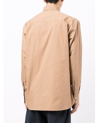 Мужская светло-коричневая классическая рубашка от Kolor