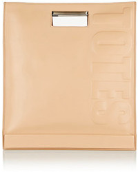 Светло-коричневая кожаная большая сумка от 3.1 Phillip Lim
