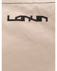 Мужская светло-коричневая кожаная большая сумка от Lanvin