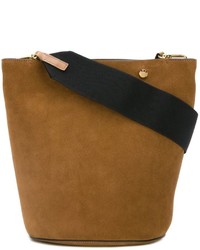 Светло-коричневая кожаная большая сумка от Marni