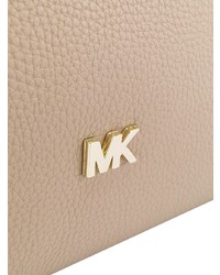 Светло-коричневая кожаная большая сумка от MICHAEL Michael Kors