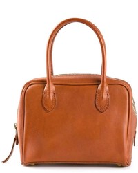 Женская светло-коричневая кожаная спортивная сумка от Arts & Science